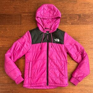 The North Face Women's Fuchsia and Black Jacket